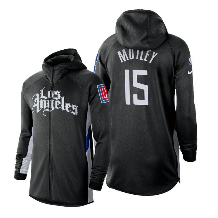 2019-20 Los Angeles Clippers Earned Edition Johnathan Motley Black Showtime Hoodie 2019-20 Los Angeles Clippers Earned Edition Johnathan Motley Black Showtime Hoodie
