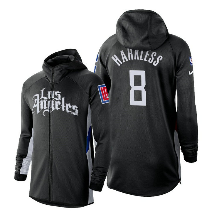 2019-20 Los Angeles Clippers Earned Edition Maurice Harkless Black Showtime Hoodie 2019-20 Los Angeles Clippers Earned Edition Maurice Harkless Black Showtime Hoodie