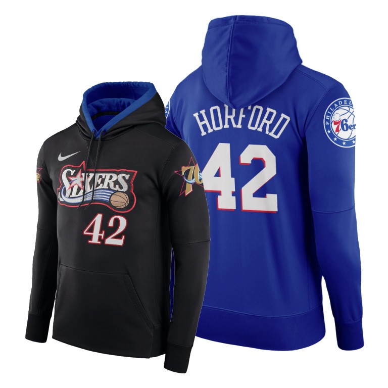 Al Horford Philadelphia 76ers 2020 Modern X Classic Black Blue Hoodie