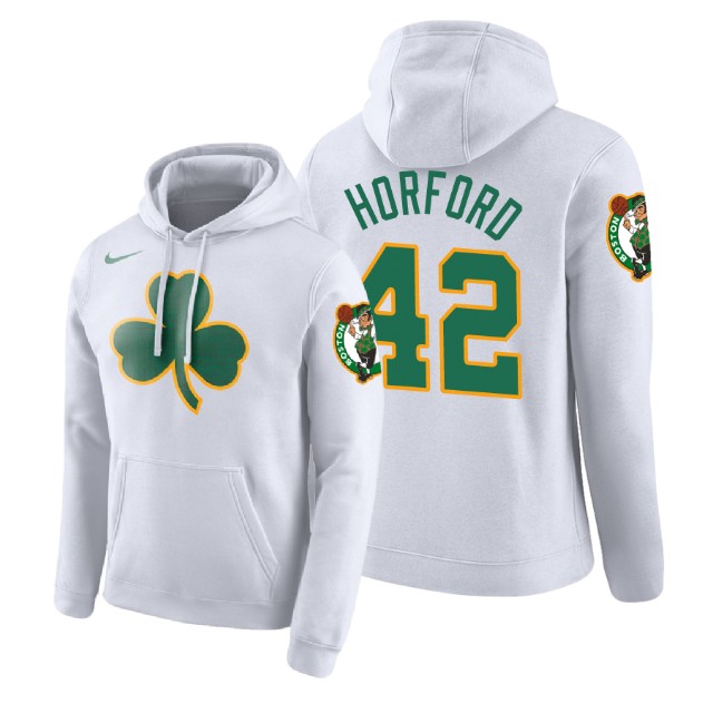 Boston Celtics Al Horford #42 White City Edition Hoodie