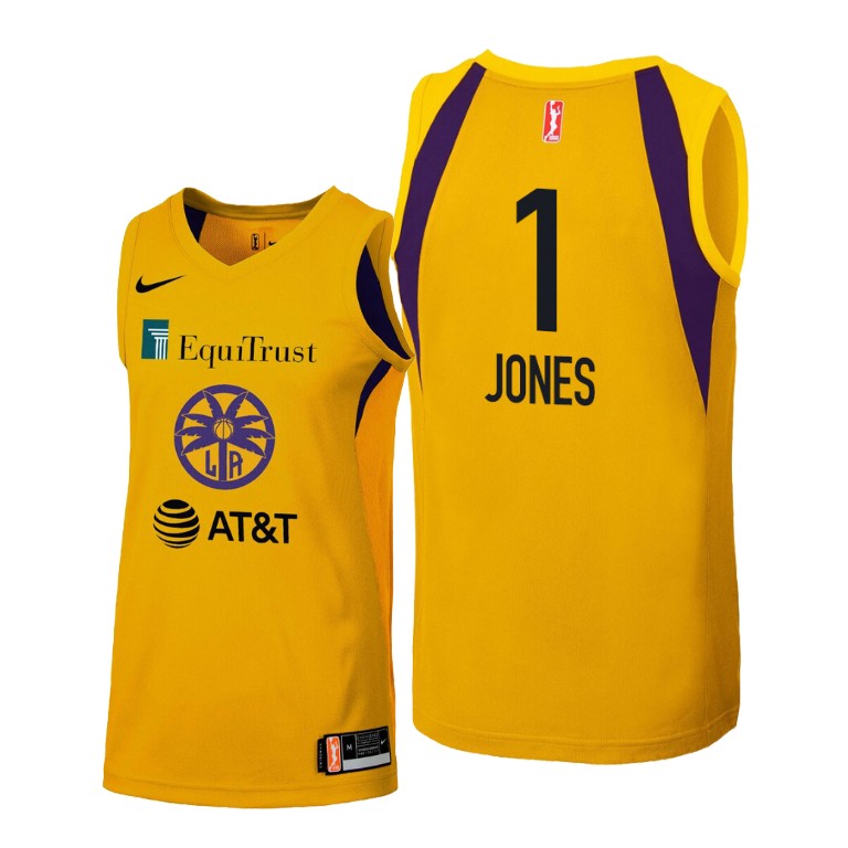 WOMEN Alexis Jones Primary Los Angeles Sparks 2019 Jersey