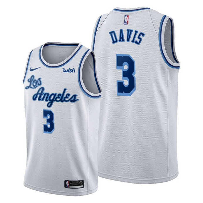 Anthony Davis Los Angeles Lakers 2019-20 Classic Edition White Jersey