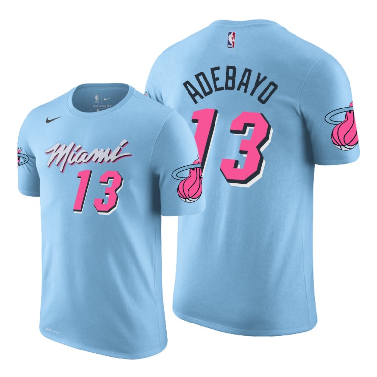 Miami Heat Bam Adebayo 2019-20 City ViceWave T-Shirt