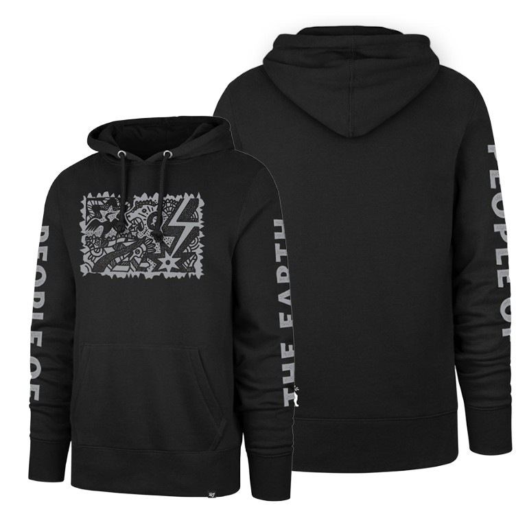 Spurs X Patty Mills X Tap Pilam Black Hoodie Spurs X Patty Mills X Tap Pilam Black Hoodie