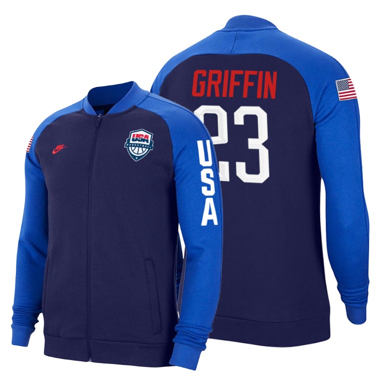 2020 Tokyo Olympics USA National Team Blake Griffin Detroit Pistons Navy Jacket