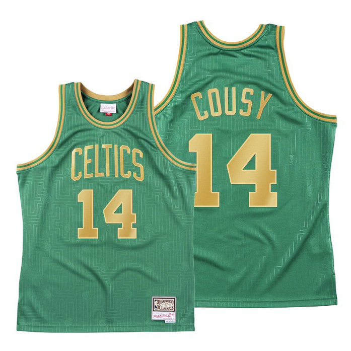 Bob Cousy 2020 CNY Boston Celtics Green Throwback Jersey Bob Cousy 2020 CNY Boston Celtics Green Throwback Jersey