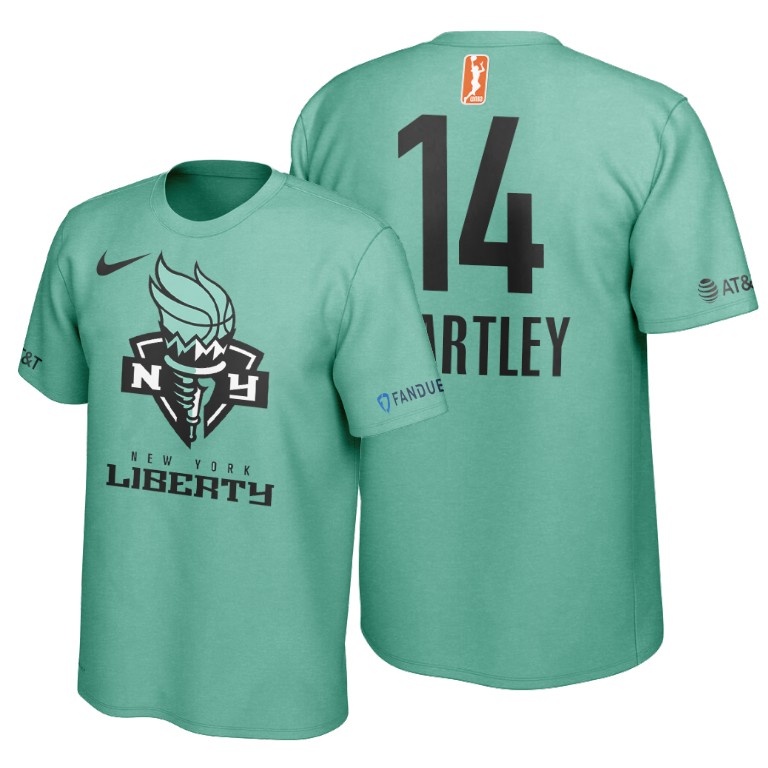 Bria Hartley 2020 Replica New York Liberty T-Shirt Bria Hartley 2020 Replica New York Liberty T-Shirt