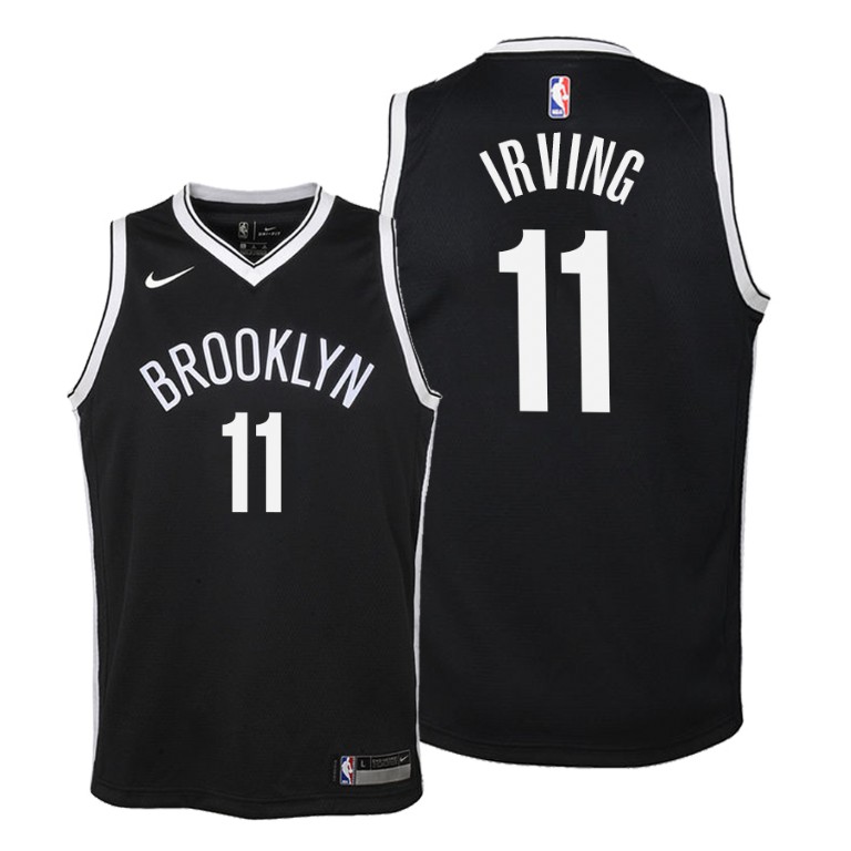YOUTH Kyrie Irving #11 Nets 2019-20 Icon Black Jersey