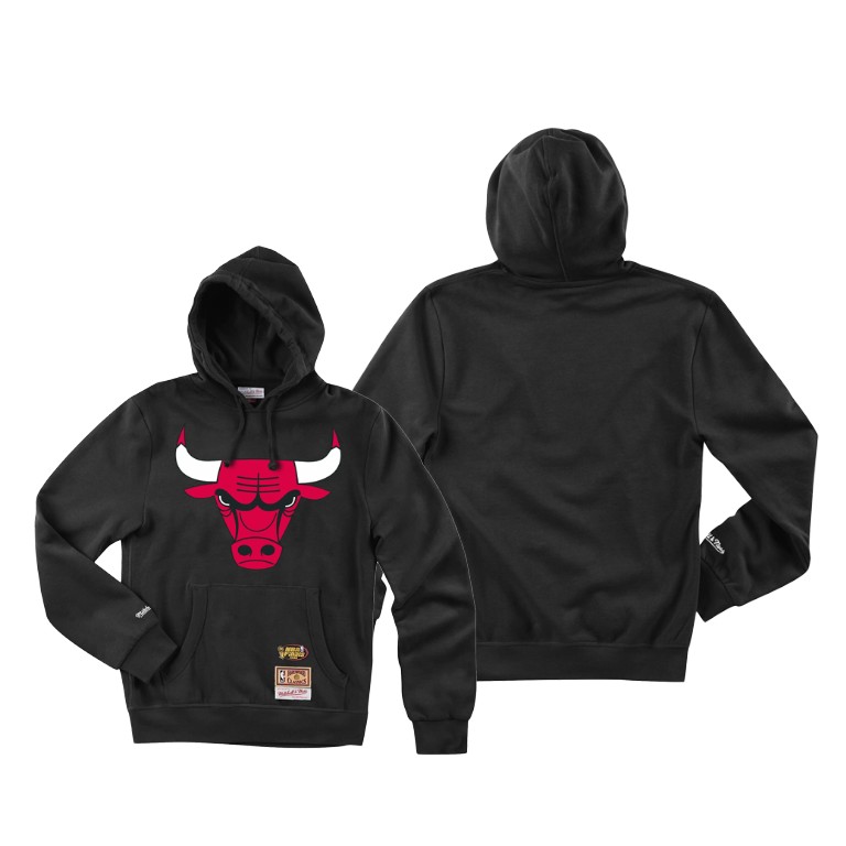 Chicago Bulls Hardwood Classics Primary Logo Black Hoodie