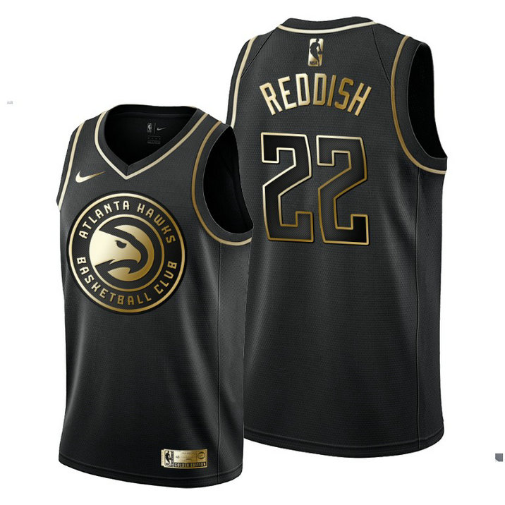 2019 Draft Atlanta Hawks Cam Reddish Golden Edition Jersey