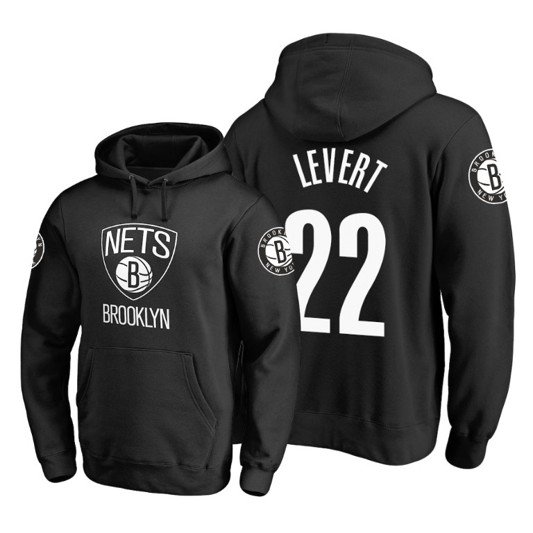 Brooklyn Nets Caris LeVert #22 Primary Logo Black Hoodie Brooklyn Nets Caris LeVert #22 Primary Logo Black Hoodie