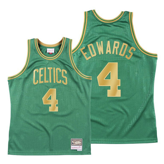Carsen Edwards 2020 CNY Boston Celtics Green Throwback Jersey