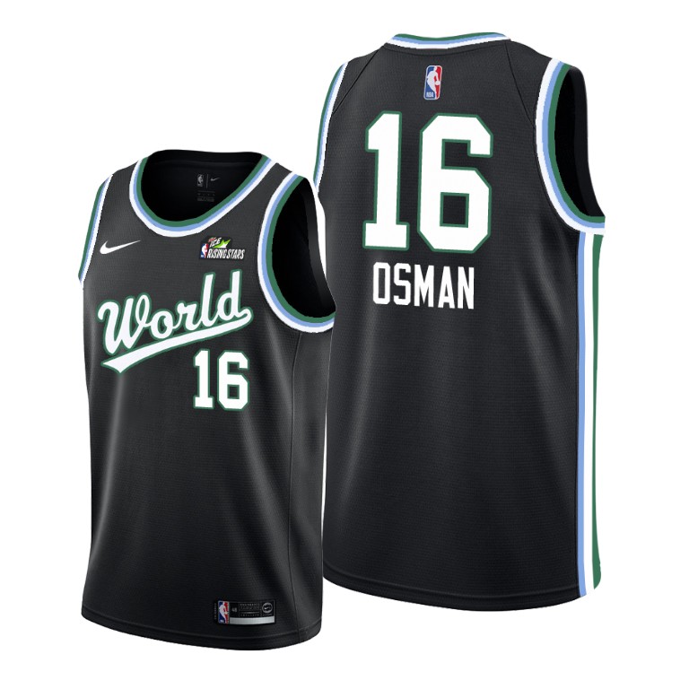 Cedi Osman Cleveland Cavaliers #16 Black 2019 Rising Star Team USA Jersey