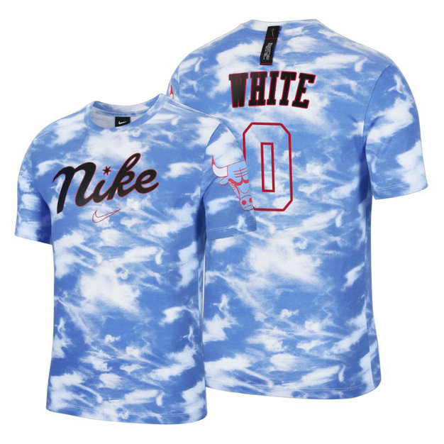 Coby White #0 Bulls DNA City 2020 Blue T-Shirt Coby White #0 Bulls DNA City 2020 Blue T-Shirt