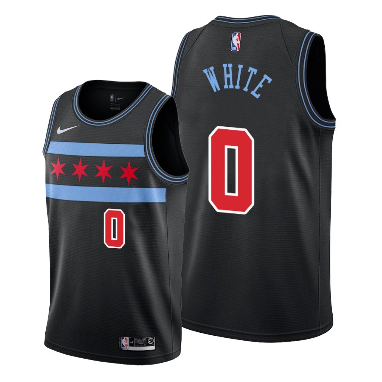 2019 Draft Chicago Bulls Coby White 2018-19 City Jersey