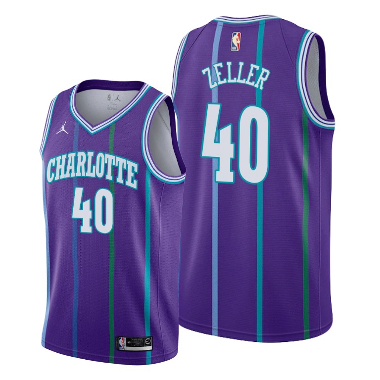 Cody Zeller Charlotte Hornets 2019-20 Classic Purple Jersey Cody Zeller Charlotte Hornets 2019-20 Classic Purple Jersey