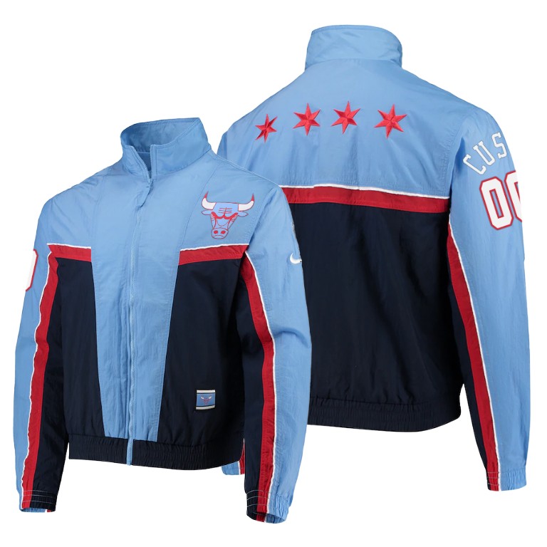 Bulls Custom 2020 City Edition 2.0 Blue Jacket