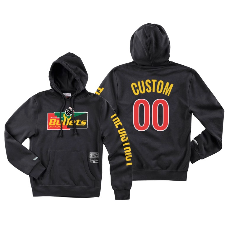 Custom #00 Wale X Washington Wizards Pullover Hoodie Custom #00 Wale X Washington Wizards Pullover Hoodie