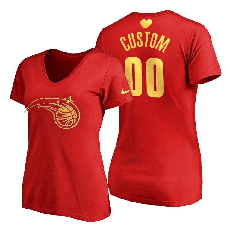 Custom #00 Magic 2020 Mother's Day Best Gift Women's Red T-Shirt Custom #00 Magic 2020 Mother's Day Best Gift Women's Red T-Shirt