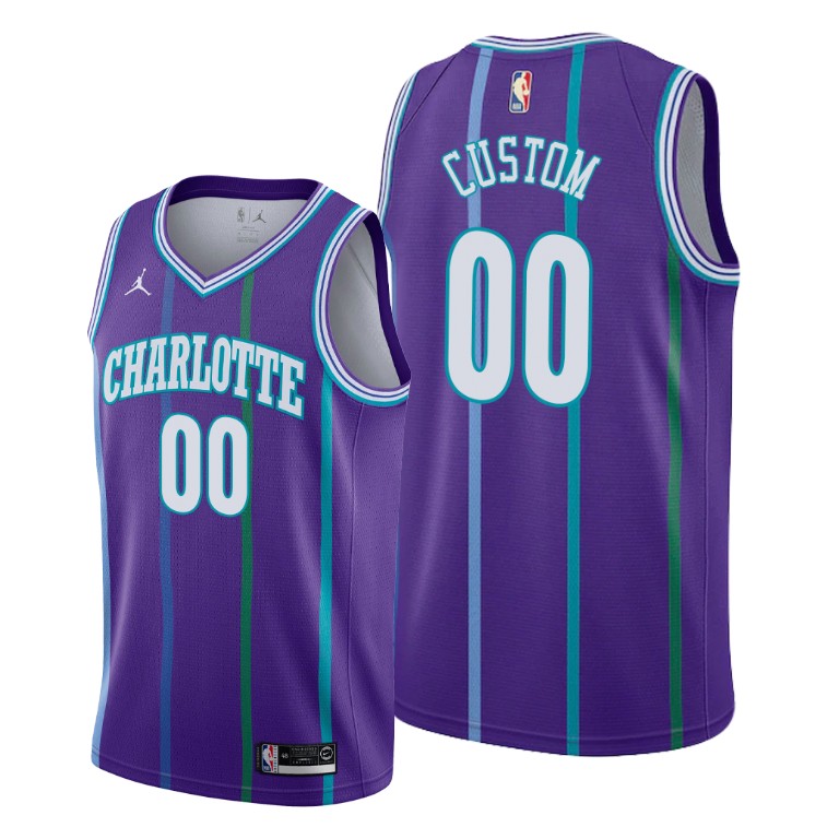 Custom Charlotte Hornets 2019-20 Classic Purple Jersey Custom Charlotte Hornets 2019-20 Classic Purple Jersey