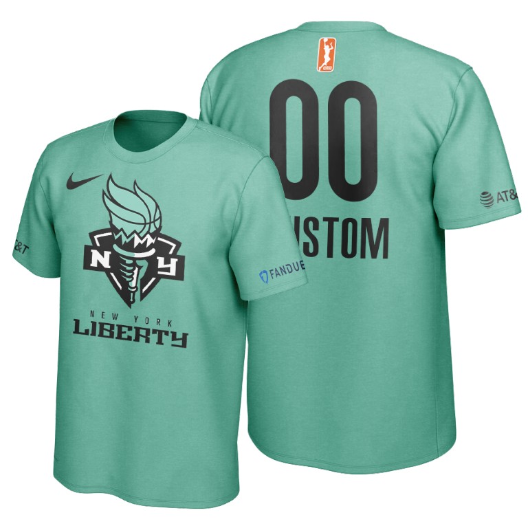 Custom 2020 Replica New York Liberty T-Shirt Custom 2020 Replica New York Liberty T-Shirt