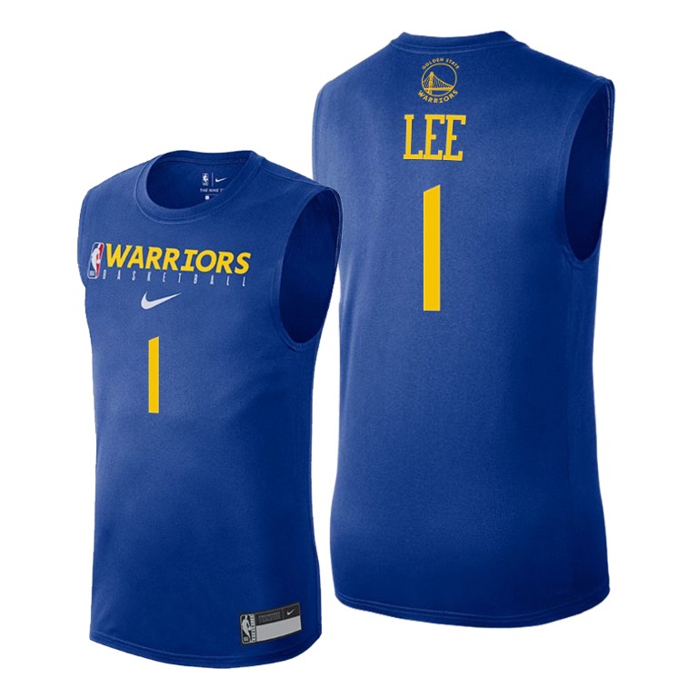 Warriors Damion Lee #1 2020 Practice Jersey