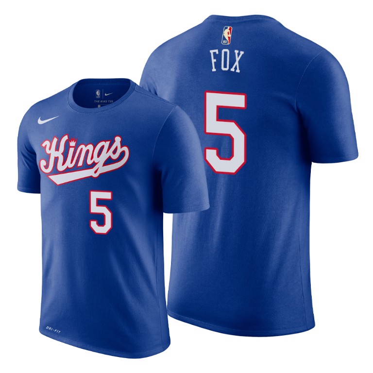 Sacramento Kings De'Aaron Fox 2019-20 Hardwood Classics T-Shirt Sacramento Kings De'Aaron Fox 2019-20 Hardwood Classics T-Shirt