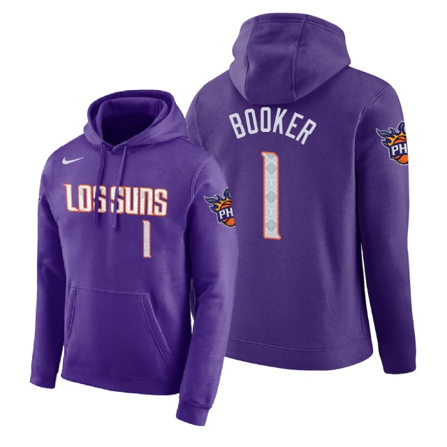 Phoenix Suns Devin Booker #1 Suns 2018 City Edition Hoodie
