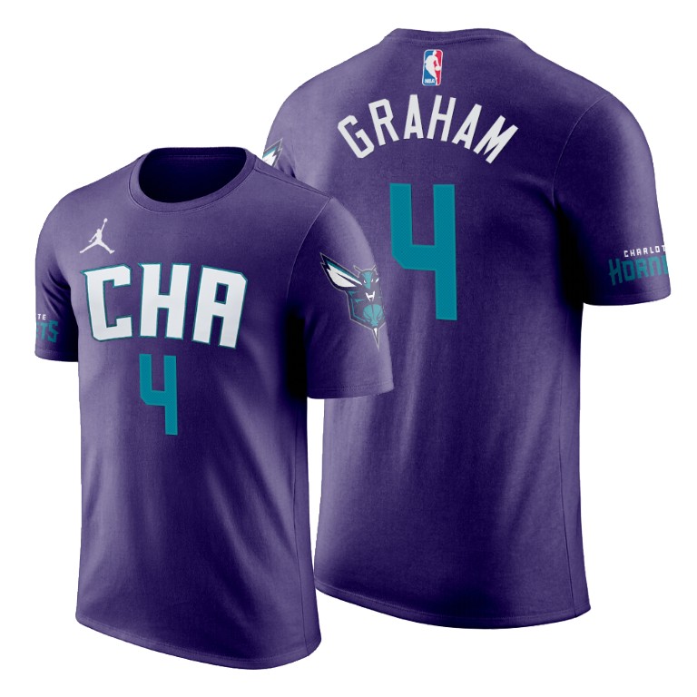 Hornets #4 Devonte' Graham 2019-20 Statement Edition T-Shirt