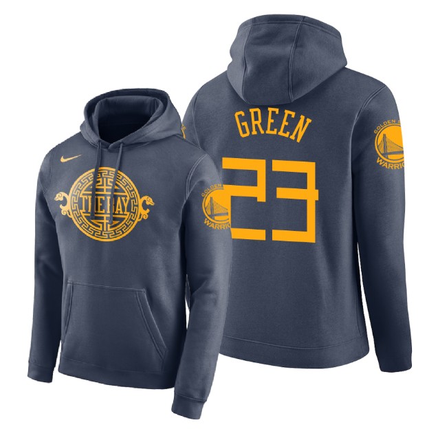 Golden State Warriors Draymond Green #23 Navy City Edition Hoodie