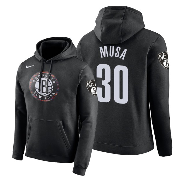 Brooklyn Nets Dzanan Musa #30 Black 2018 City Edition Hoodie Brooklyn Nets Dzanan Musa #30 Black 2018 City Edition Hoodie