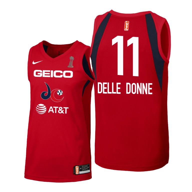 WOMEN Elena Delle Donne 2019 WNBA Champions Washington Mystics Jersey