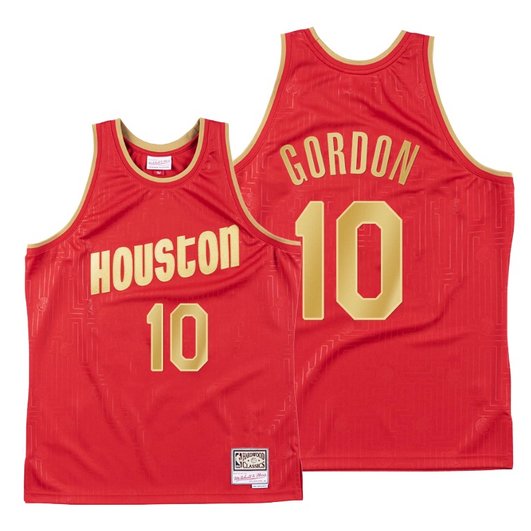 Eric Gordon 2020 CNY Houston Rockets Red Throwback Jersey Eric Gordon 2020 CNY Houston Rockets Red Throwback Jersey