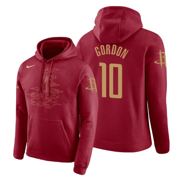 Houston Rockets Eric Gordon #10 Red 2018 City Edition Hoodie Houston Rockets Eric Gordon #10 Red 2018 City Edition Hoodie