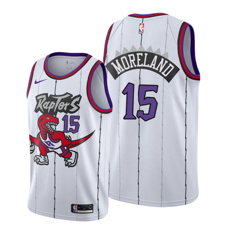 Eric Moreland Toronto Raptors 2019-20 Classic Edition White Jersey