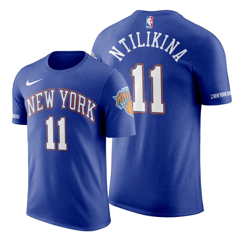 New York Knicks Frank Ntilikina 2019-20 Statement T-Shirt New York Knicks Frank Ntilikina 2019-20 Statement T-Shirt