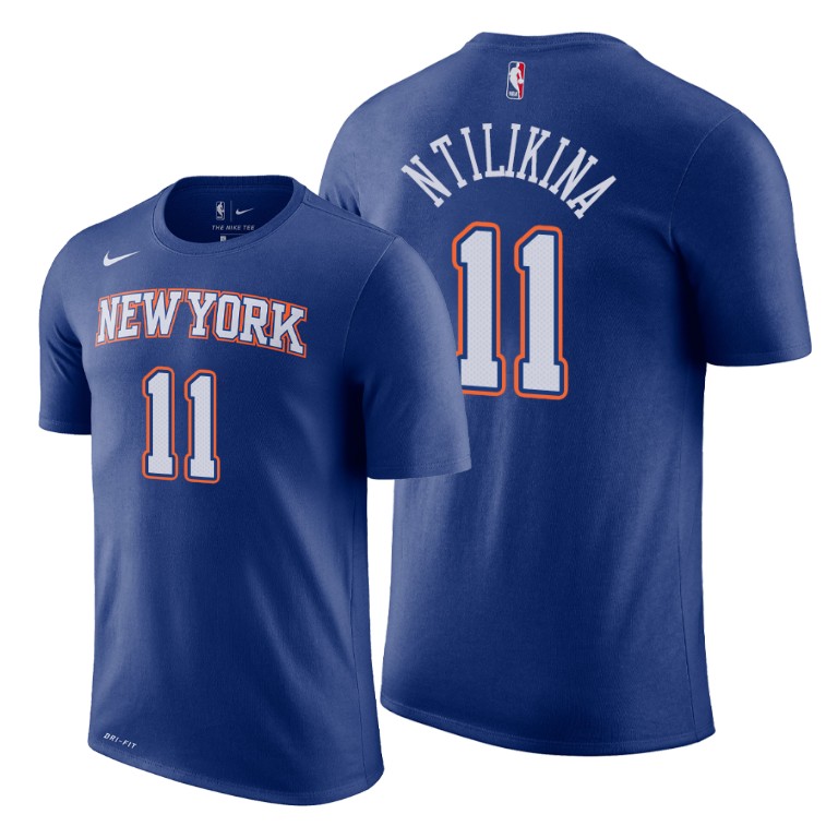 New York Knicks Frank Ntilikina 2019-20 Statement T-Shirt New York Knicks Frank Ntilikina 2019-20 Statement T-Shirt