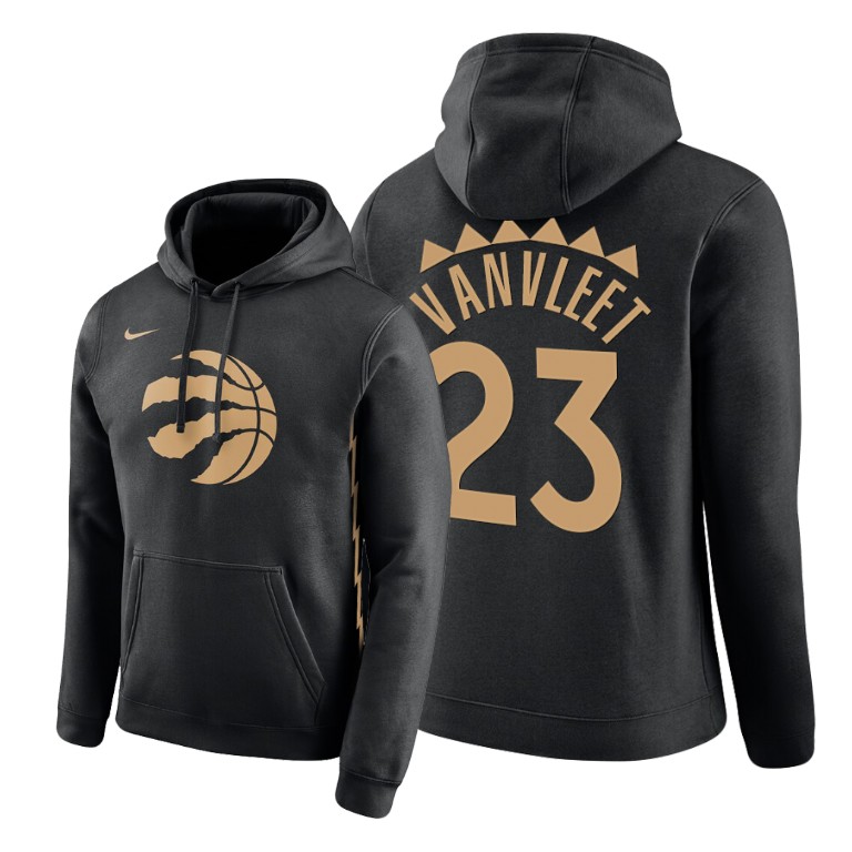 Fred VanVleet #23 Toronto Raptors 2019-20 City Black Pullover Hoodie Fred VanVleet #23 Toronto Raptors 2019-20 City Black Pullover Hoodie