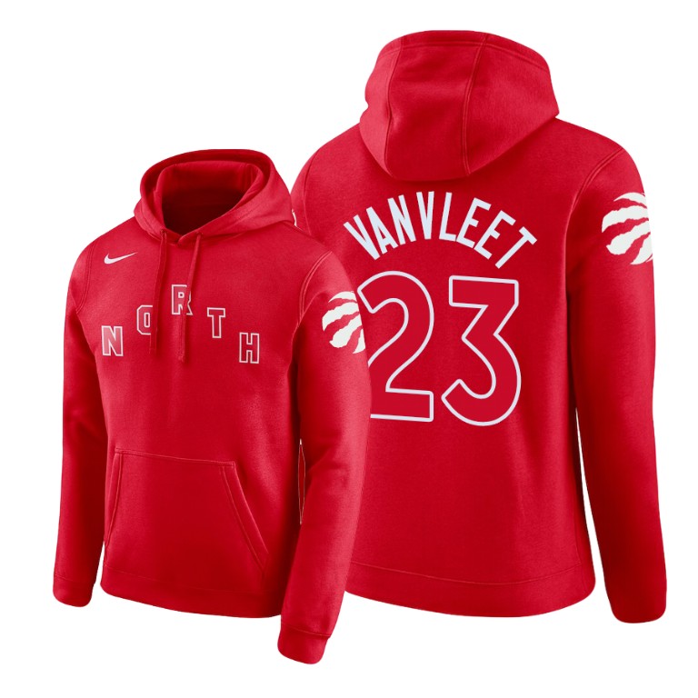 Toronto Raptors Fred VanVleet #23 earned edition Red Hoodie Toronto Raptors Fred VanVleet #23 earned edition Red Hoodie