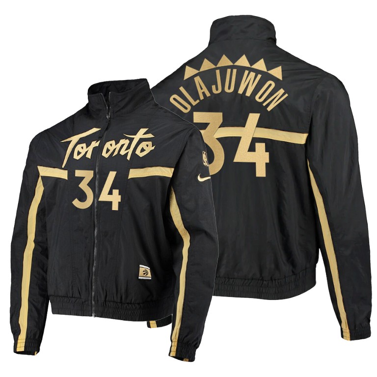 Raptors Hakeem Olajuwon City Edition 2.0 Black Jacket Raptors Hakeem Olajuwon City Edition 2.0 Black Jacket