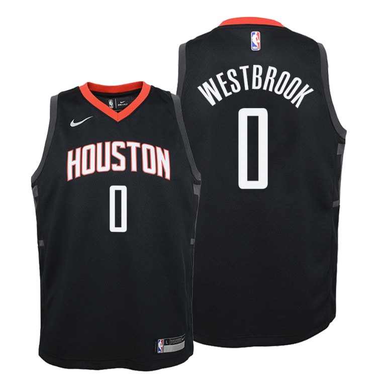 YOUTH Rockets DeMarre Carroll #10 Statement 2019-20 Black Jersey YOUTH Rockets DeMarre Carroll #10 Statement 2019-20 Black Jersey