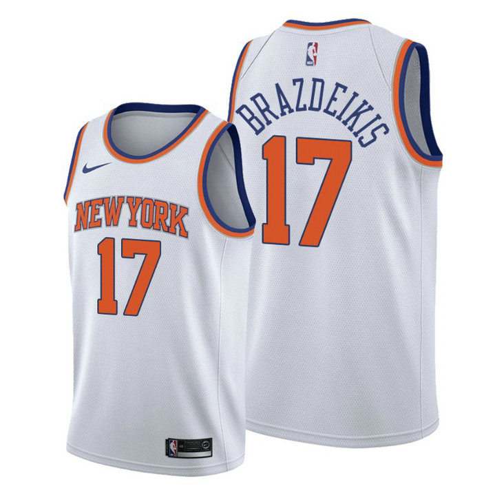2019 Draft New York Knicks Iggy Brazdeikis 2019-20 Association Jersey 2019 Draft New York Knicks Iggy Brazdeikis 2019-20 Association Jersey
