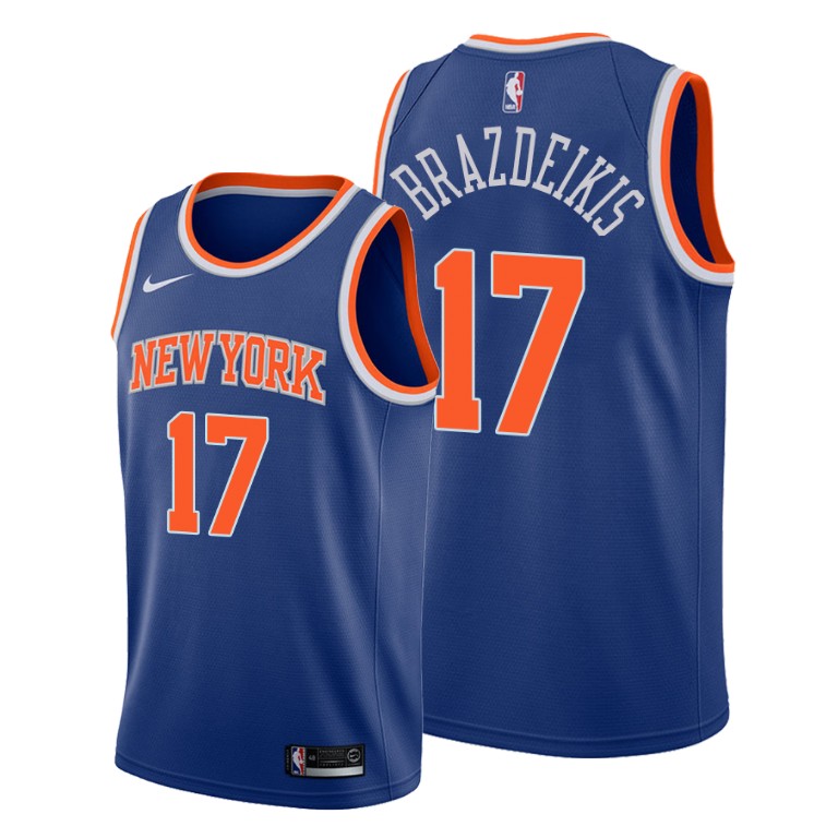 2019 Draft New York Knicks Iggy Brazdeikis 2019-20 Icon Jersey