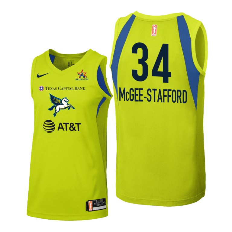 WOMEN Imani McGee-Stafford Secondary Dallas Wings 2019 Jersey