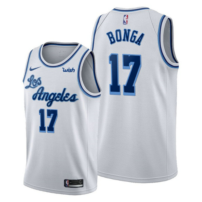 Isaac Bonga Los Angeles Lakers 2019-20 Classic Edition White Jersey