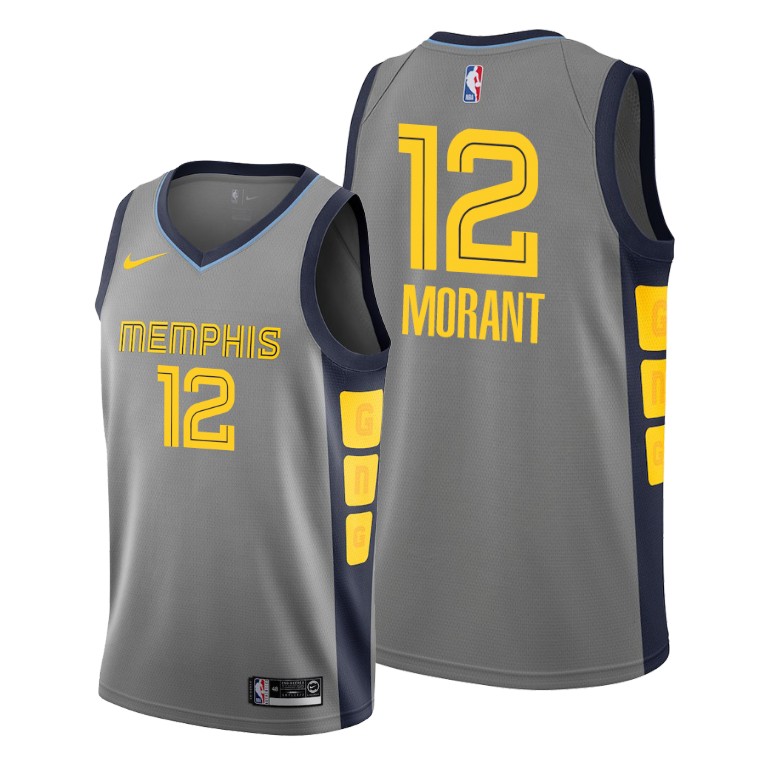 2019 Draft Memphis Grizzlies Ja Morant 2019-20 City Jersey