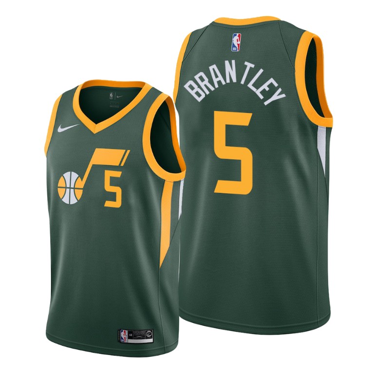 2019 Draft Utah Jazz Jarrell Brantley 2019-20 Earned Jersey