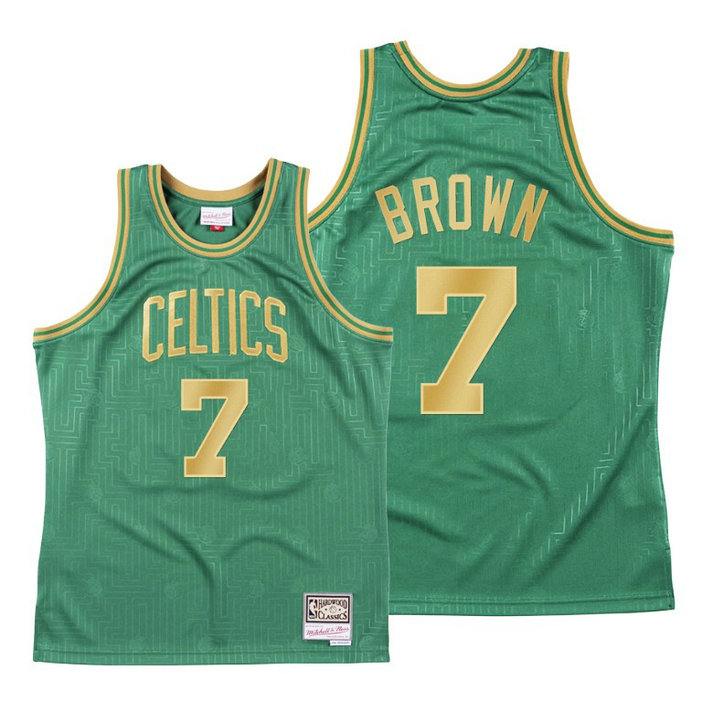 Jaylen Brown 2020 CNY Boston Celtics Green Throwback Jersey Jaylen Brown 2020 CNY Boston Celtics Green Throwback Jersey