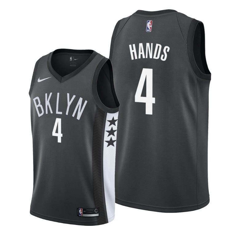 2019 Draft Brooklyn Nets Jaylen Hands 2019-20 Statement Jersey 2019 Draft Brooklyn Nets Jaylen Hands 2019-20 Statement Jersey