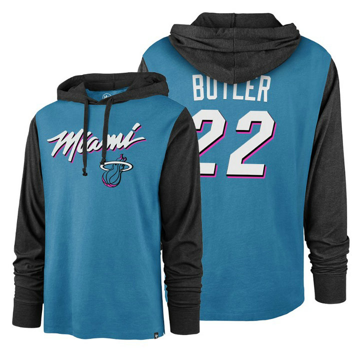 NBA Heat Jimmy Butler #22 City Edition Blue 47 Branded Hoodie NBA Heat Jimmy Butler #22 City Edition Blue 47 Branded Hoodie